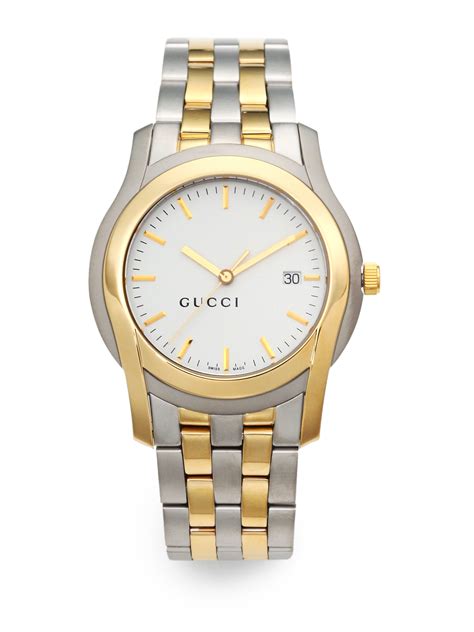 gucci watch metal|Gucci quartz watch stainless steel.